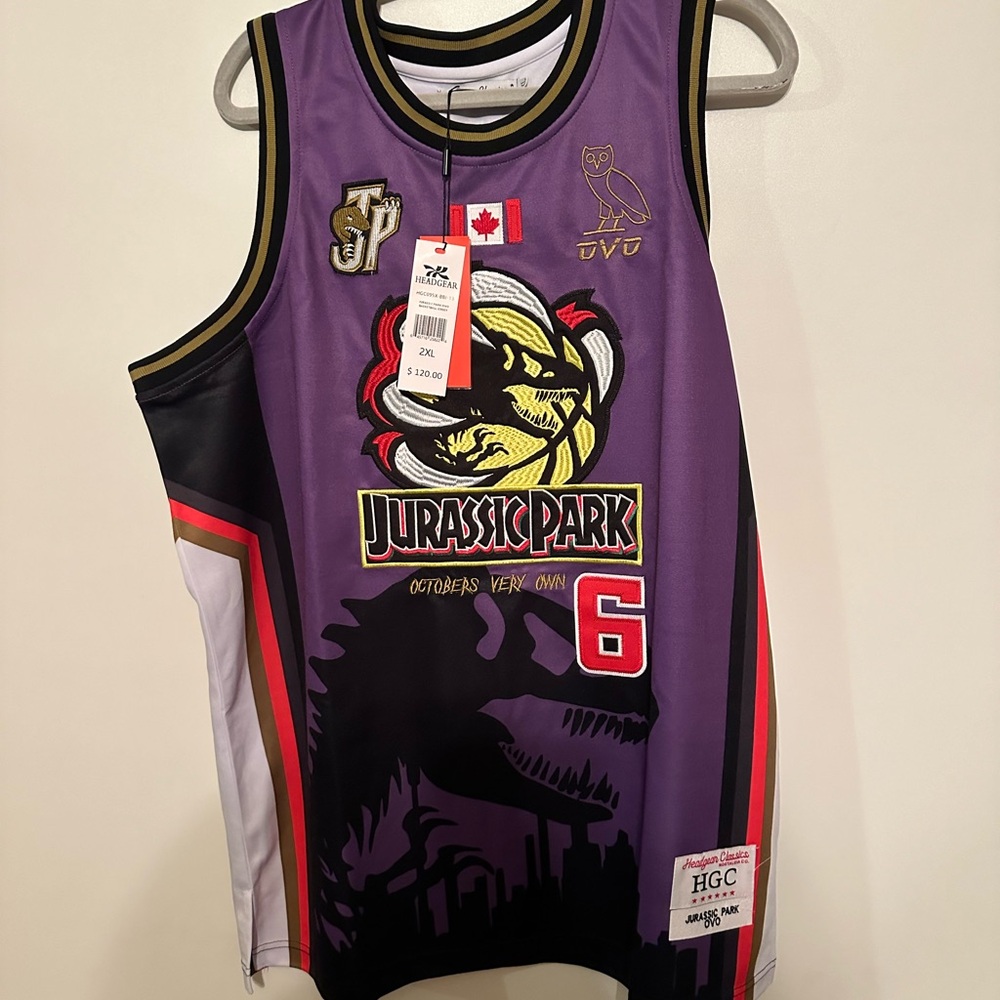 Purple Jurassic Park Men's Jersey